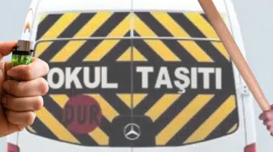 Servis şoförü çocuklara dehşeti yaşatmış!