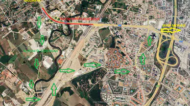 Mudanya Yolu'nda trafik düzenlemesi