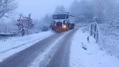 Bursa'da kar esareti kısa sürdü