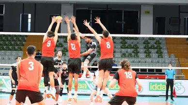 Osmangazi Belediyespor'dan voleybolda net galibiyet