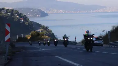 Bursa Jandarması motosiklet sürüş eğitimini tamamladı