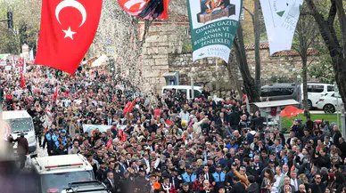 Fetih Yürüşü'ne binlerce kişi katıldı
