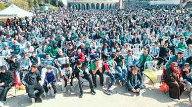 Bursa'da eski stadyumda Bursaspor coşkusu!