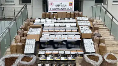 Bursa'da kaçak tütün operasyonu
