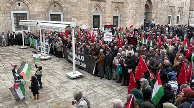 Bursa'dan İsrail'e lanet yağdı!