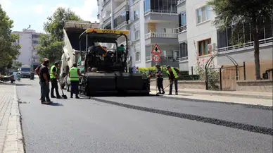 Mudanya'da yollar yenileniyor
