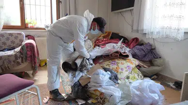 Yıldırım'da çöp ev temizliği