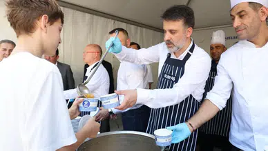 Biba'dan FSM'de aşure ikramı