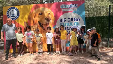 Minik öğrencilerden Yıldırım'da can dostlara ziyaret