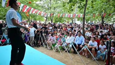 Yıldırımlı çocuklara mahallelerinde şenlik
