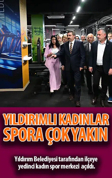Yıldırım'a yedinci kadın spor merkezi