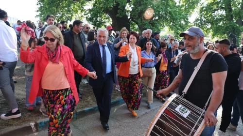 Hıdırellez coşkusu şenlikle kutlandı
