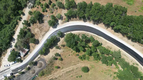Dağakça Yolu genişledi!