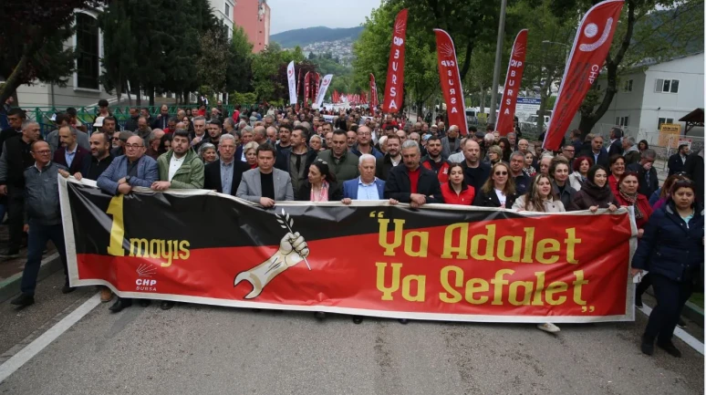 Bursa’da 1 Mayıs coşkuyla kutlandı