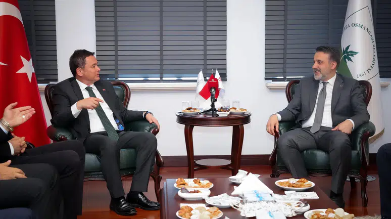 Şahin Biba'dan Osmangazi Belediyesi'ne ziyaret