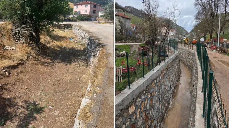 Büyükşehir Gürsu'da su kaynaklarını koruyor