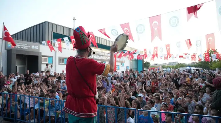 Yıldırımlı çocuklar yaz tatilini dolu dolu yaşıyor