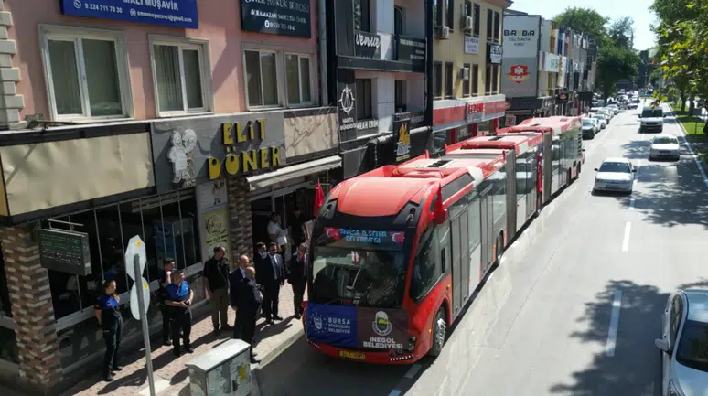 İnegöl'e metrobüs geliyor