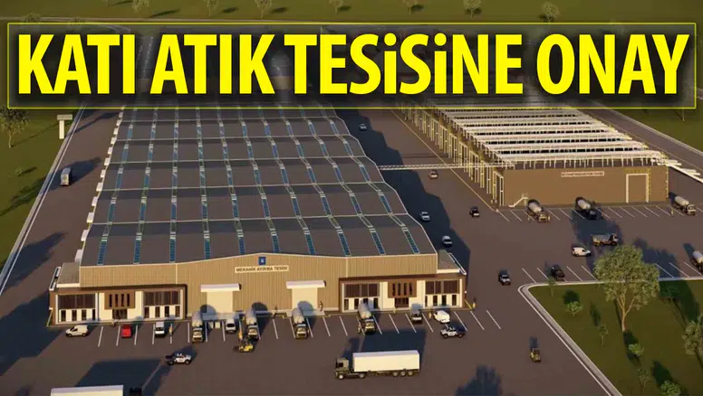 Şehrin batısına atık bertaraf tesisi için onay