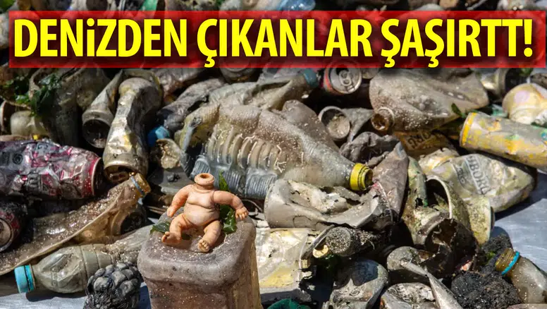 Gemlik Körfezi'nden çıkan atıklar şaşırttı!