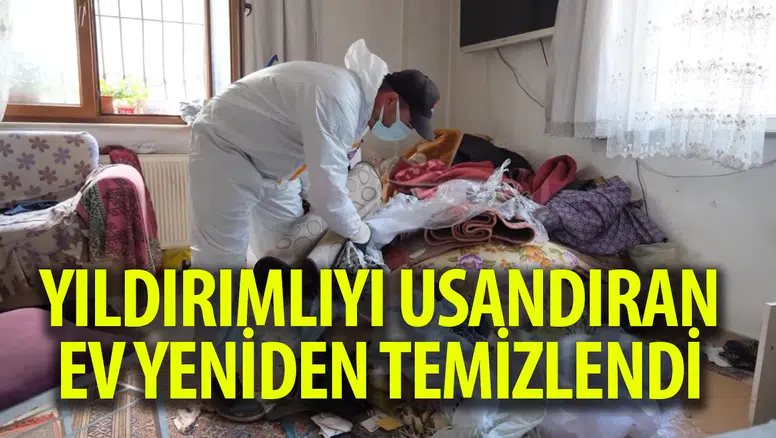Yıldırım'da çöp ev temizliği